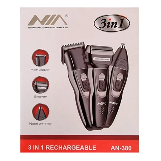 MAQUINA DE AFEITAR 3 EN 1 MARCA NIA