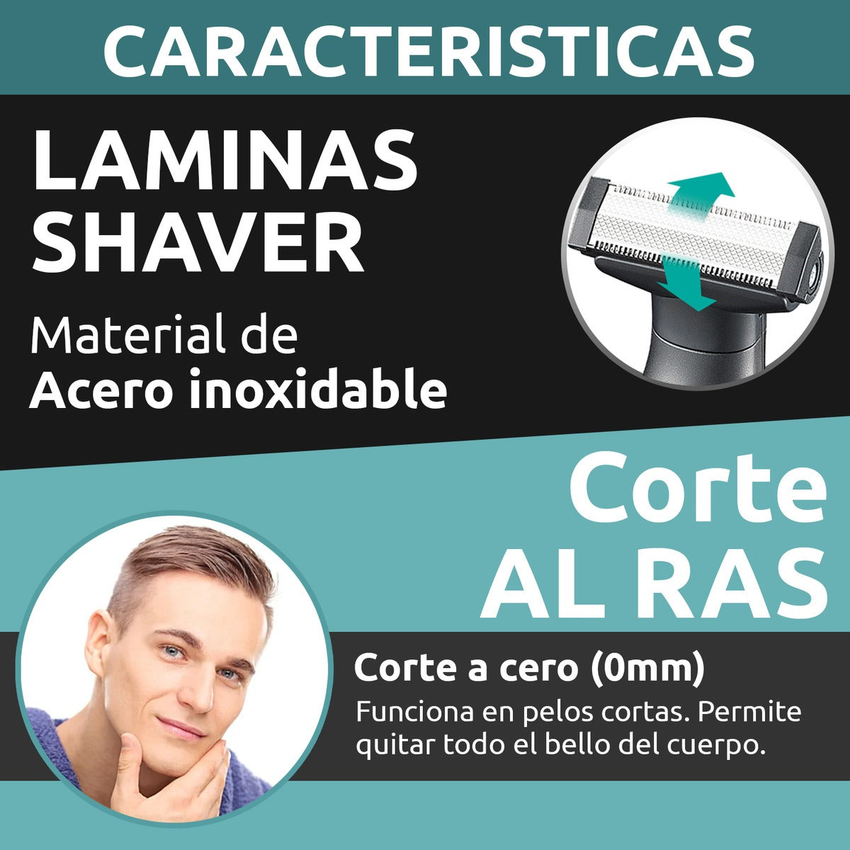 MAQUINA AFEITADORA RESISTENTE AL AGUA