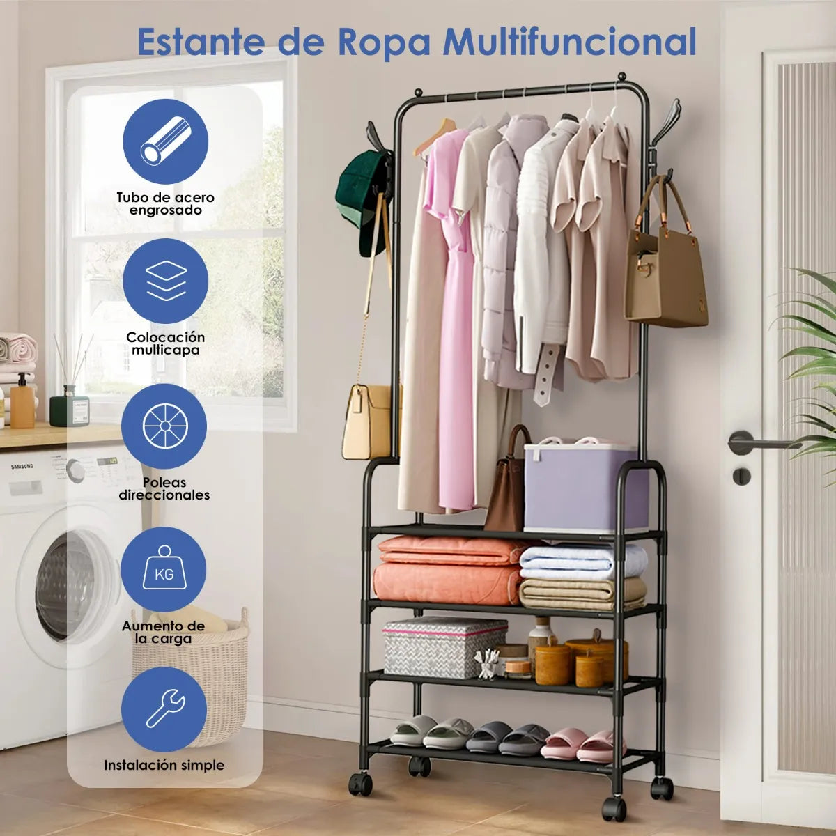 ORGANIZADOR DE ROPA Y ZAPATOS
