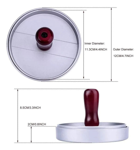 MOLDE PRENSA PARA HAMBURGUESA
