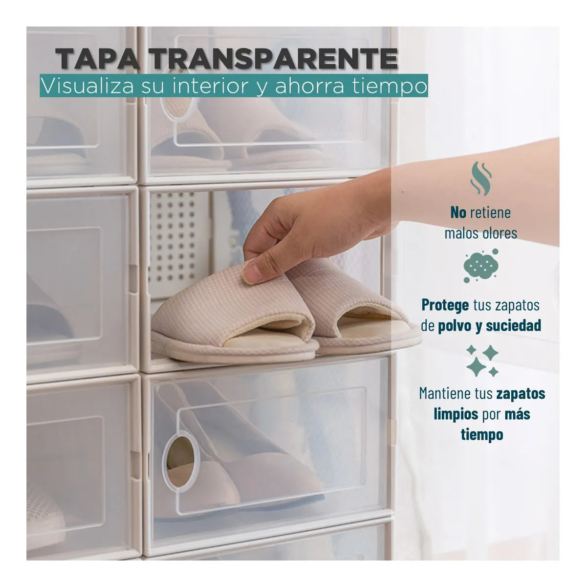 CAJA ORGANIZADORA DE ZAPATOS X1