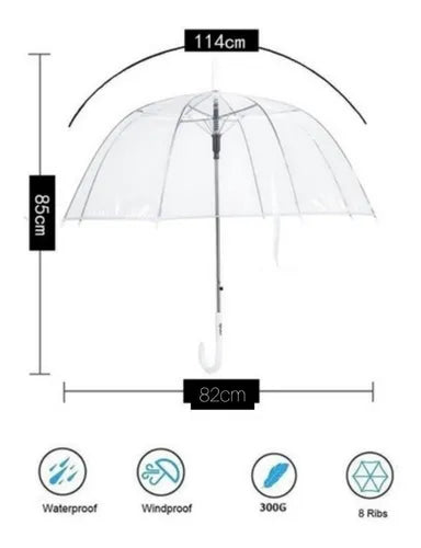 SOMBRILLA TRANSPARENTE