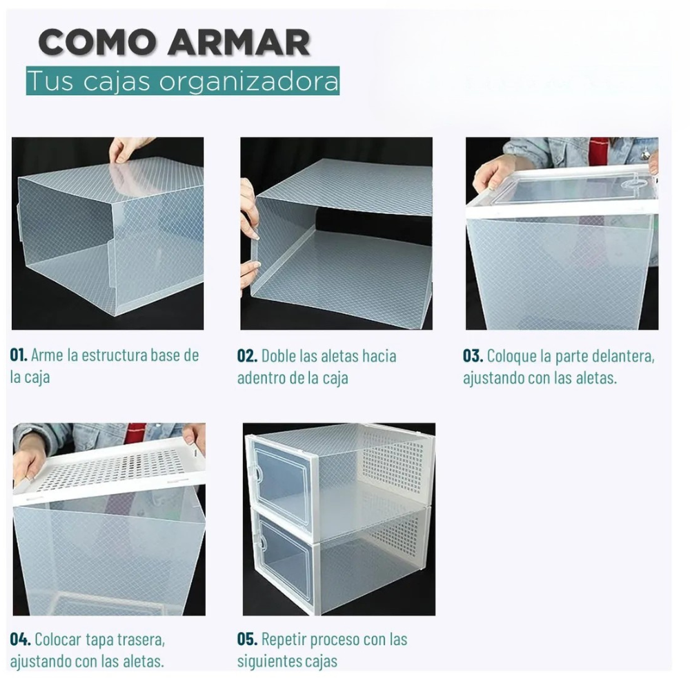 CAJA ORGANIZADORA DE ZAPATOS X1