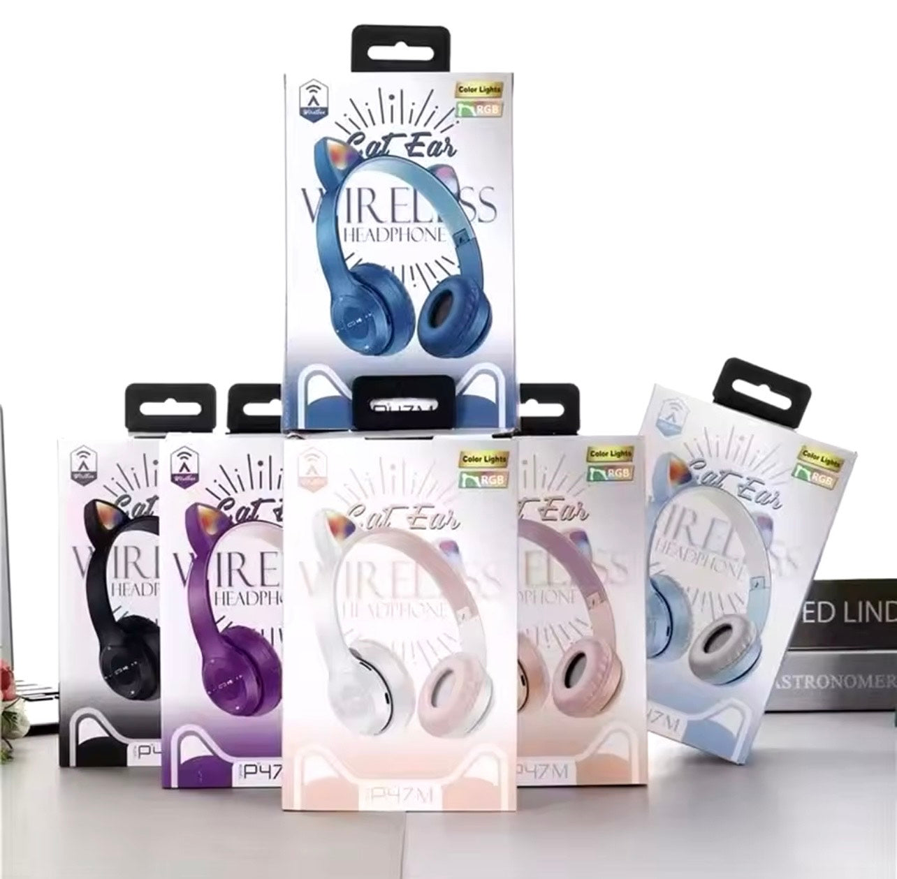 AUDIFONOS DIADEMA CON OREJAS