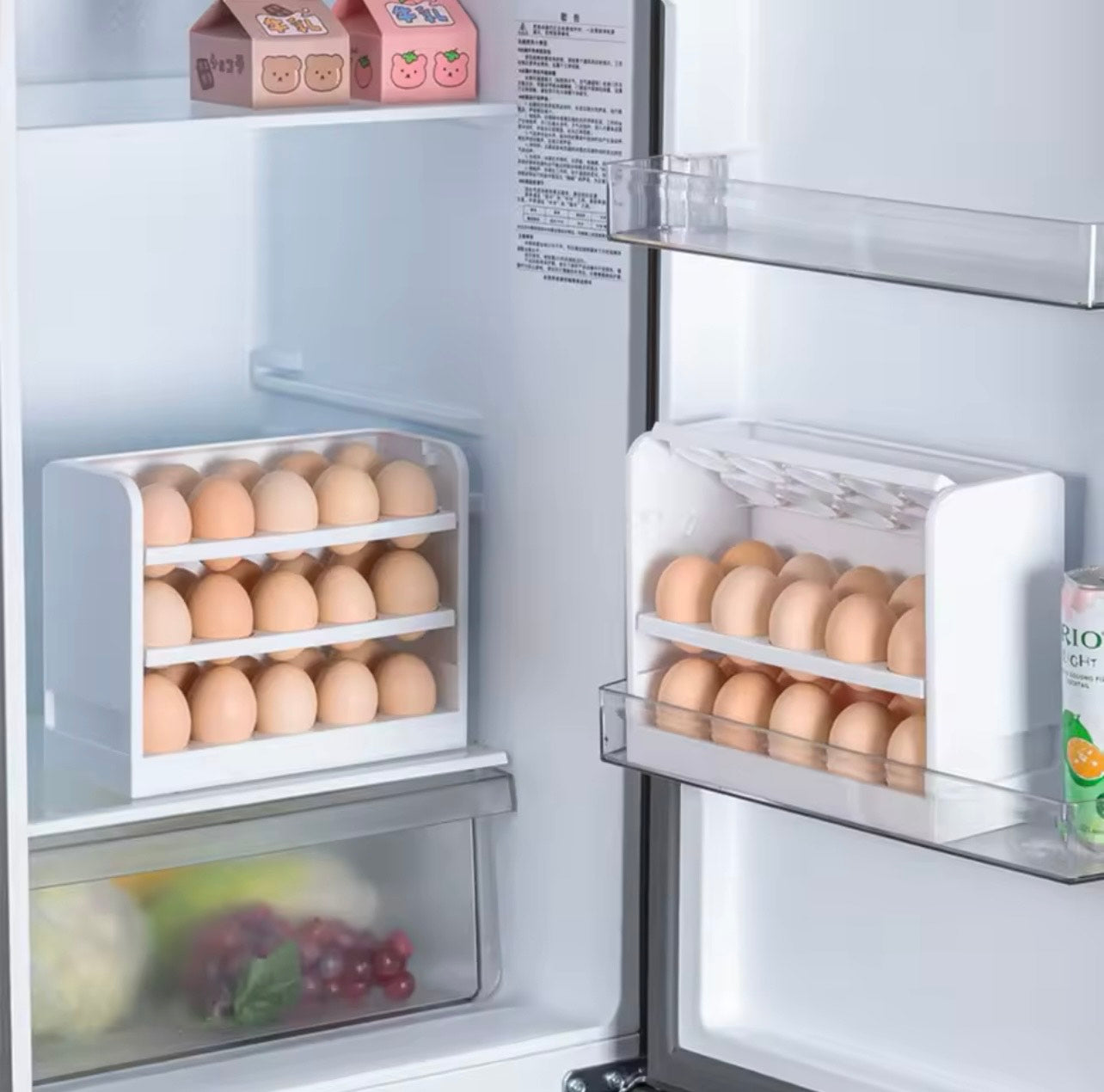 ORGANIZADOR DE HUEVOS 3 NIVELES