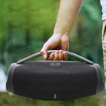 Parlante Bluetooth Tipo Boombox 3 🔊 | Luces LED + Radio FM + USB | Súper Potente y Portátil