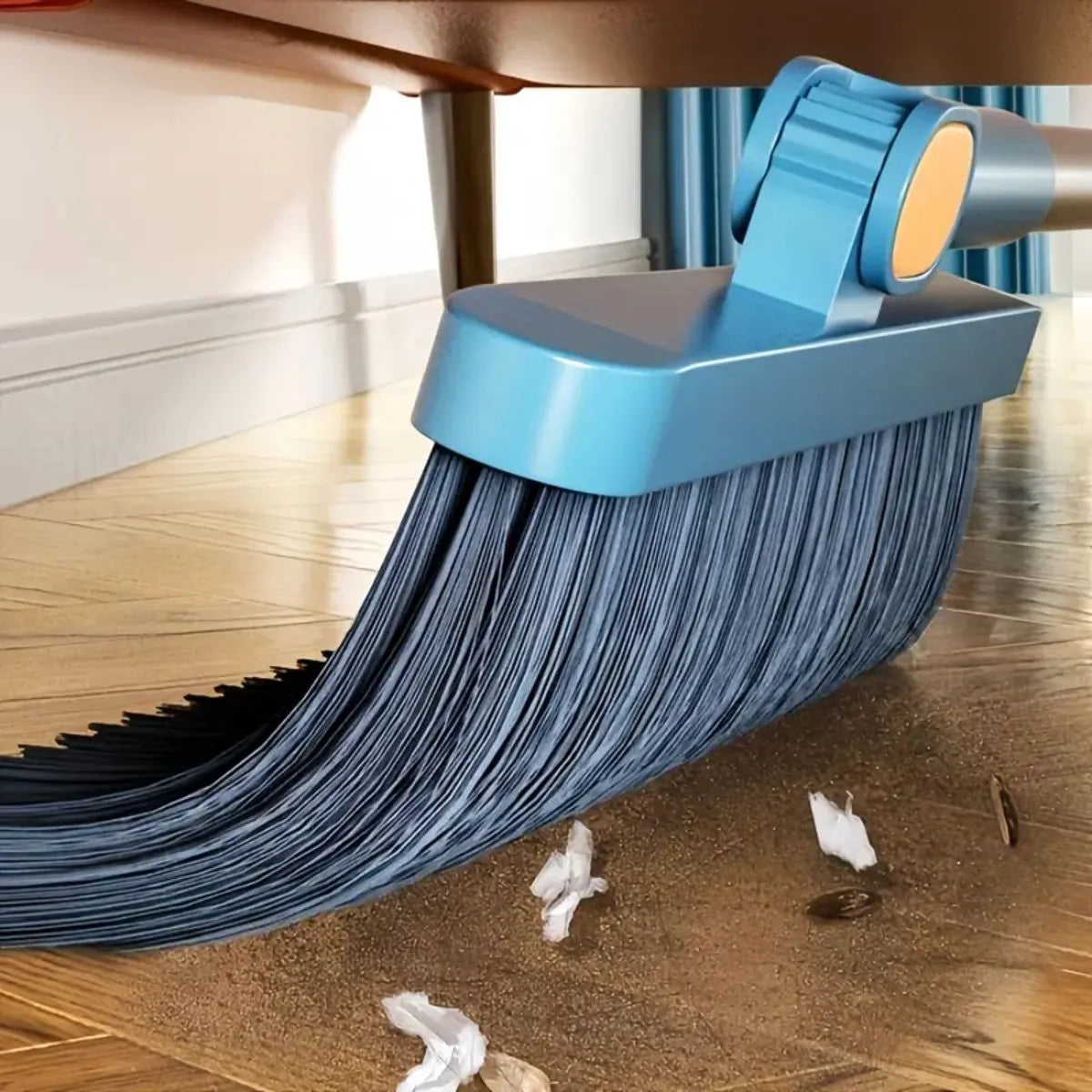 ESCOBA PLEGABLE CON RECOGEDOR