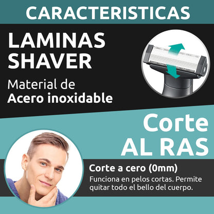 MAQUINA AFEITADORA RESISTENTE AL AGUA