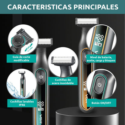 MAQUINA AFEITADORA RESISTENTE AL AGUA