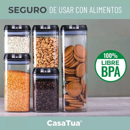 SET DE ORGANIZADORES PARA COCINA X5