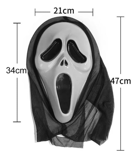 MASCARA CON SANGRE ARTIFICIAL