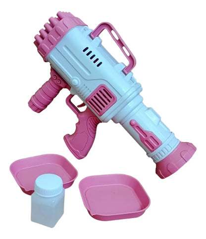 PISTOLA DE BURBUJAS DE 32 AGUJEROS