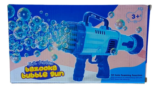 PISTOLA DE BURBUJAS DE 32 AGUJEROS