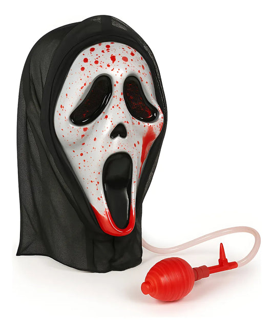 MASCARA CON SANGRE ARTIFICIAL