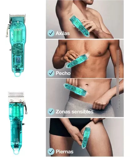 MAQUINA MOTILAR TRANSPARENTE VGR-660