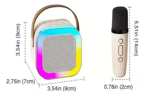 PARLANTE KARAOKE CON MICROFONO