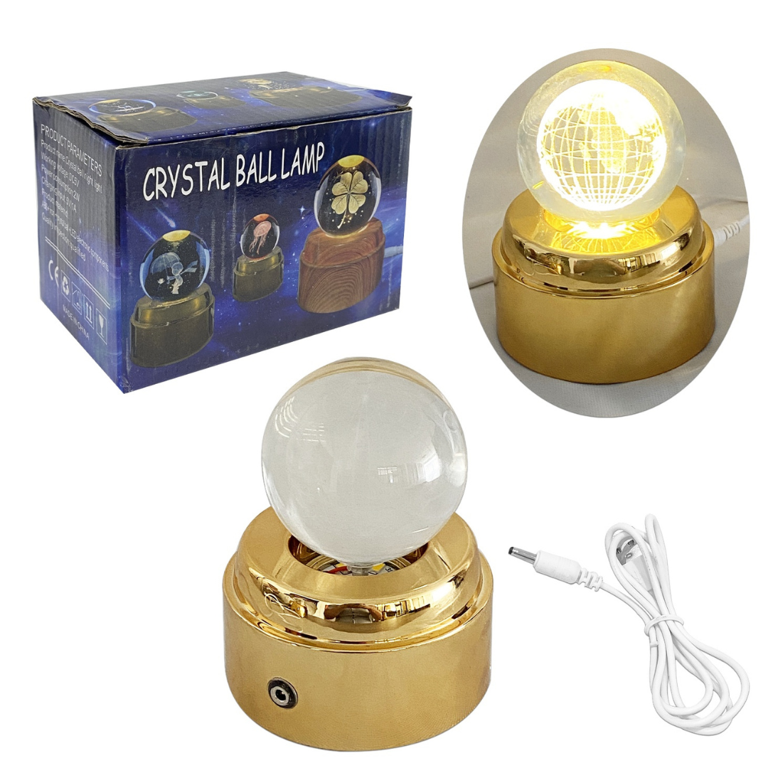 ESFERA DE CRISTAL GIRATORIA