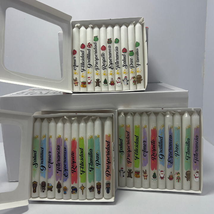 VELAS X10 CON PROPOSITOS