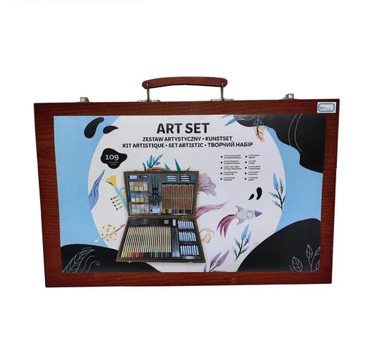 SET ARTE MADERA 109 PIEZAS