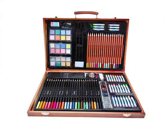 SET ARTE MADERA 109 PIEZAS