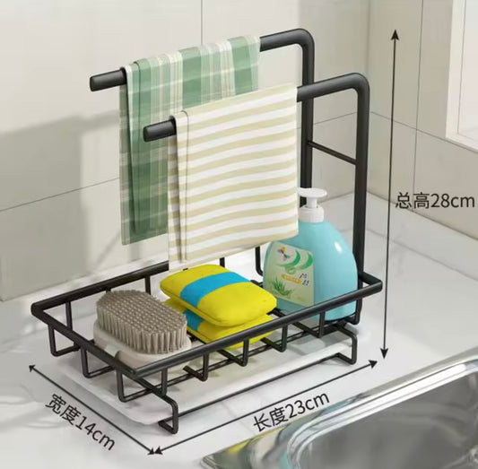 ESTANTE PARA TRAPOS Y ESPONJAS DE COCINA