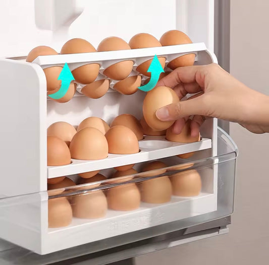 ORGANIZADOR DE HUEVOS 3 NIVELES