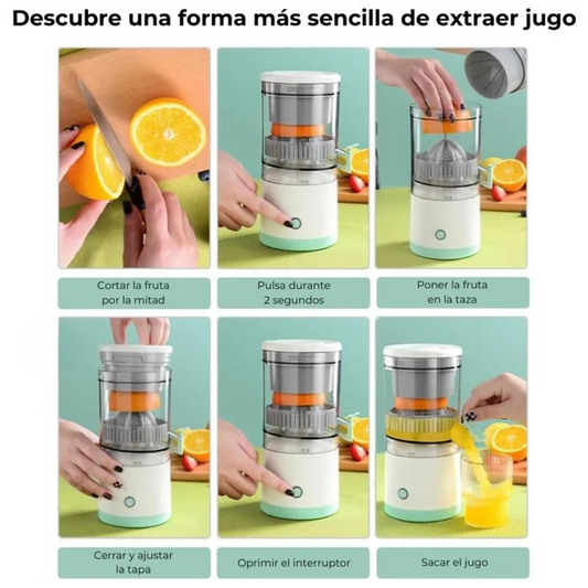 EXTRACTOR DE JUGO RECARGABLE