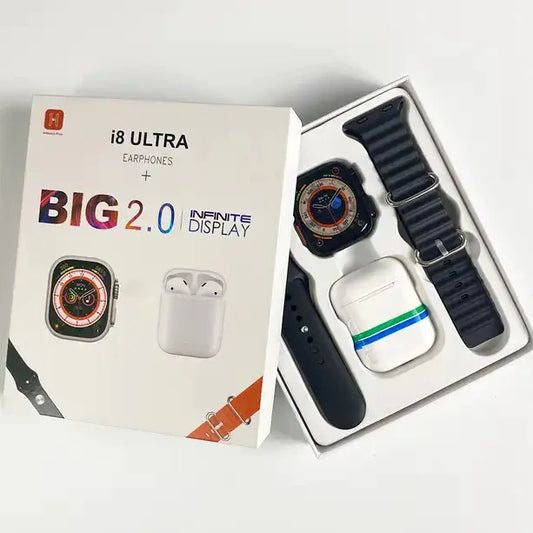 RELOJ I8 ULTRA CON AUDIFONOS