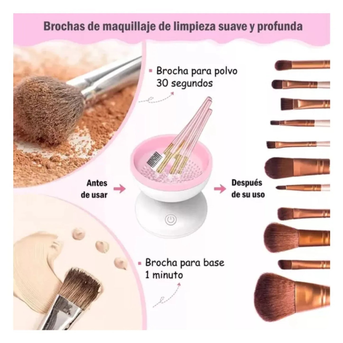 LAVA BROCHAS RECARGABLE